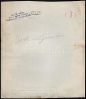 cca 1930 Báró straussenburgi Arz Artúr (1857-1935) erdélyi szász származású magyar katonatiszt, csás...