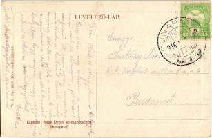 1916 Dunapataj, Kossuth Lajos utca, templom. W.L. Bp. 44915. 1910-13. Kapható Nagy Dezső üzletében