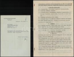 1938-1948 Csillagfürdővel kapcsolatos iratok (közgyűlési jegyzőkönyv, prospektus, levelek, tisztelet...