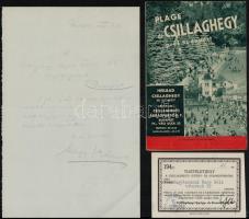 1938-1948 Csillagfürdővel kapcsolatos iratok (közgyűlési jegyzőkönyv, prospektus, levelek, tisztelet...