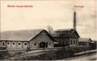 Nyergesújfalu, Eternitgyár, iparvasút. Kiadja L. H. Pannonia (EK)