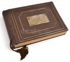 1947 Emlékkönyv Rákosy Jenő miniszteri tanácsos részére, sok száz aláírással