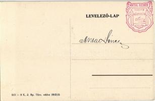 Gyoma, vasútállomás + "Antal Dénes tanító könyvtára" bélyegzés