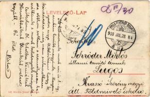 1908 Tápiósüly (Sülysáp), Honvédségi sátortábor, tábor részlet katonákkal. Kovács József kiadása + &...