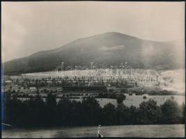 cca 1930 Rozsnyóbánya látképe, fotó, hátulján feliratozva, 17×23 cm