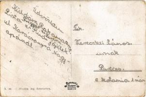 Kisilva, Ilva Mica; Regna üzlet, Országzászló "Ne hagyd elveszni Erdélyt Istenünk" / shop,...