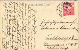 1917 Karánsebes, Caransebes; Bordan villa. Halász Nándor kiadása / villa