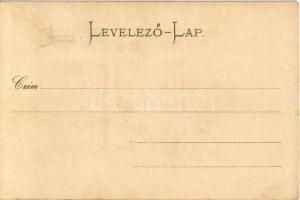 Kassa, Kosice; Schubert Ferencz vendéglője. Vitáz A. kiadása / restaurant. Art Nouveau