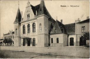 1916 Kassa, Kosice; vasútállomás / Bahnhof / railway station (EK)
