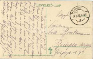 1917 Kézdivásárhely, Targu Secuiesc; Fő tér, Szűcs János üzlete. Turóczi István kiadása / main squar...