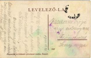 Őrmező, Strázske; Gróf Széchenyi László kastélya. Kiadja a Fogyasztási Szövetkezet / castle