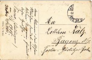 Versec, Vrsac; Fehértemplomi út / Weisskirchner Gasse / street view (fa)