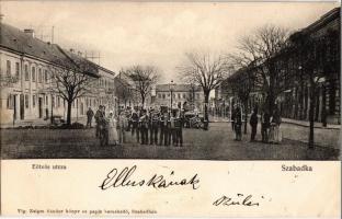 1904 Szabadka, Subotica; Eötvös utca. Vig. Zsigm. Sándor kiadása / street