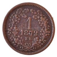 1872KB 1kr Cu "Angyalos címer / Magyar Királyi Váltópénz" T:2 
Adamo M4.1