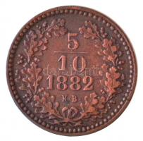 1882KB 5/10kr Cu T:1-,2 
Adamo M3.1