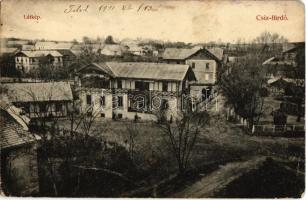 1911 Csízfürdő, Kúpele Cíz; látkép, fürdő, igazgatóság és gyógyterem / general view with spas directorate (EK)