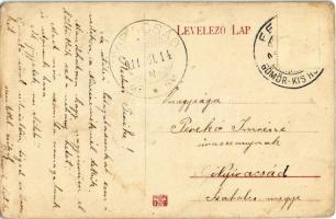 1911 Csízfürdő, Kúpele Cíz; látkép, fürdő, igazgatóság és gyógyterem / general view with spa's ...