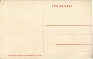 Újvidék, Novi Sad; Kossuth Lajos utca, Örmény templom, Dr. Blau fogorvos, Matkovics Rókus üzlete. Áb...