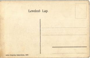 Vajdahunyad, Hunedoara; Hunyadi templom. Adler fényirda 1907. / church (EK)