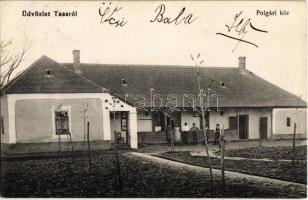 1915 Tass, Polgári kör háza. Kiadja Wiesel Sándor 2524.