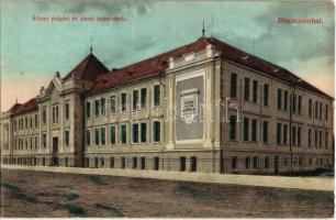 1908 Rimaszombat, Rimavská Sobota; Állami polgári és elemi leányiskola. Ifj. Rábely Miklós kiadása / girl school
