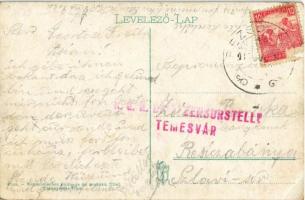 1917 Titel, Anker szálló, Nonnenmacher Endre és fia áruháza és saját kiadása / hotel, shop (EK)