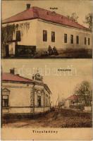 1924 Tiszaladány, Paplak, Községháza. Kiadja a Hangya Szövetkezet + 1924 Tiszaladány pü. pecsét (EK)