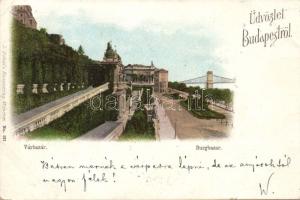 1899 Budapest Várbazár Litho (EB)