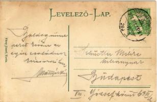 1907 Torda, Turda; A 100 éves Aranyos híd felirata / text of the 100 years old bridge