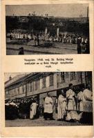 1940 Veszprém, Boldog Margit ereklyéjét az új Boldog Margit templomba viszik (EK)