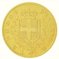 Olaszország 1862T-BN 20L Au "II. Viktor Emánuel" (6,45g/0.900) T:2
Italy 1862T-BN 20 Lire...