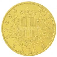 Olaszország 1863T-BN 20L Au "II. Viktor Emánuel" (6,46g/0.900) T:2
Italy 1863T-BN 20 Lire...