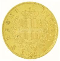 Olaszország 1873M-BN 20L Au "II. Viktor Emánuel" (6,45g/0.900) T:2
Italy 1873M-BN 20 Lire...