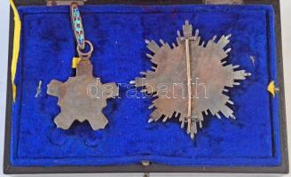 Kínai Császárság 1910."Kettős Sárkány Rend II. osztály, III. fokozatának kitüntetése és csillag...