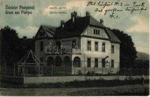 Pöstyén-fürdő, Kúpele Piestany; Izabella pavilon. Laufer Nándor kiadása / Villa Isabella