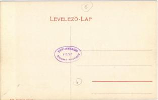 Székelyhíd, Sacueni; Árpád tér, Gottlieb könyvnyomda, Weisz R. és Társa, Sarkadi Ignác üzlete. A Got...