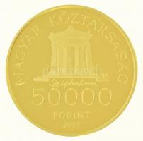 2009. 50.000Ft Au "Kazinczy Ferenc születésének 250. évfordulója" tanúsítvánnyal (10g/0.98...