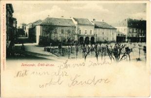 1901 Temesvár, Timisoara; Erőd utca, Hunyadi bástya. Kiadja Polatsek / street view, bastion, castle tower (fl)