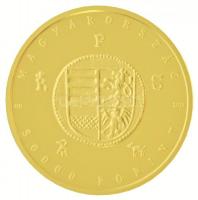 2018. 50.000Ft Au "Habsburg Albert aranyforintja" tanúsítvánnyal (3,47g/0.986) T:1 / 
Hun...