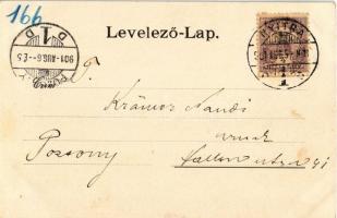 1901 Nyitra, Nitra; Felsővárosi szeminárium / theological school