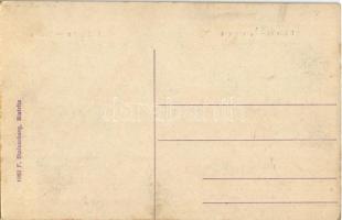 Beszterce, Bistritz, Bistrita; Fa utca, Kollmann és Keresztes Phönix üzlete / Holzgasse / street, sh...