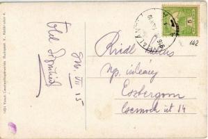 1916 Galánta, Fő utca, templom, takarékpénztár részvénytársaság, üzlet / main street, church, saving...