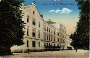 1916 Kassa, Kosice; Cs. és kir. hadapród iskola / K.u.K. military cadet school