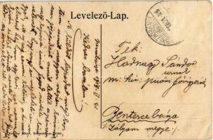 1915 Breznóbánya, Brezno nad Hronom; Takarékpénztár, Deutsch Adolf áruháza. Kreisler József kiadása ...