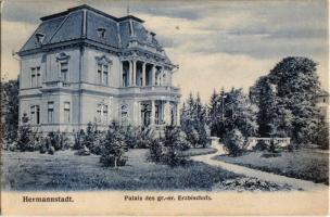 1907 Nagyszeben, Hermannstadt, Sibiu; Görögkeleti érseki palota / Palais des gr.-or. Erzbischofs / Palace of the Greek Orthodox Archbishop