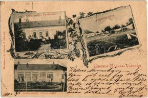 1901 Ipolyvarbó, Nógrád-Varbó, Vrbovka; Szabó kastély parkja és gazdasági udvara / castles park and farmyards. Art Nouveau (Rb)