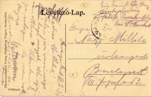 1917 Savanyúkút, Sauerbrunn; Paul Quelle / Pál forrás, magyar zászlóval. Kiadja Hönigsberg Frigyes /...