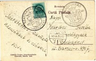 1940 Nagybánya, Baia Mare; Korcsolya pálya / Lacul de patinaj / ice skating hall in summer "194...