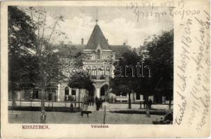 Kisszeben, Zeben, Sabinov; Városháza. Stehr Gusztáv kiadása / town hall