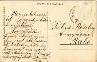 1907 Kolozsvár, Cluj; Deák Ferenc utca, Városház, Tamási Tamás és fia üzlete, Stief Jenő papíráruház...